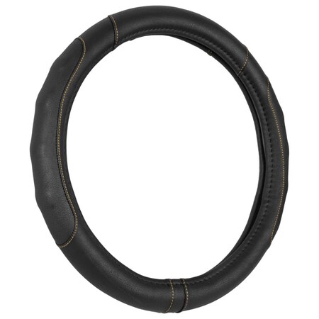 Motor Trend Tpe Beige Stitched Steering Wheel Cover (13.5" - 14.5") SW-761-BG-S
